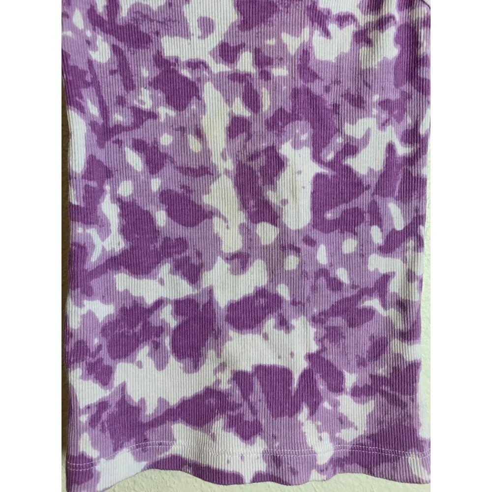 Children's Place Purple Camouflage Tank Top Girls Size 4 AD8